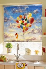 Renkli Balonlar Çocuk Odası Stor Perde